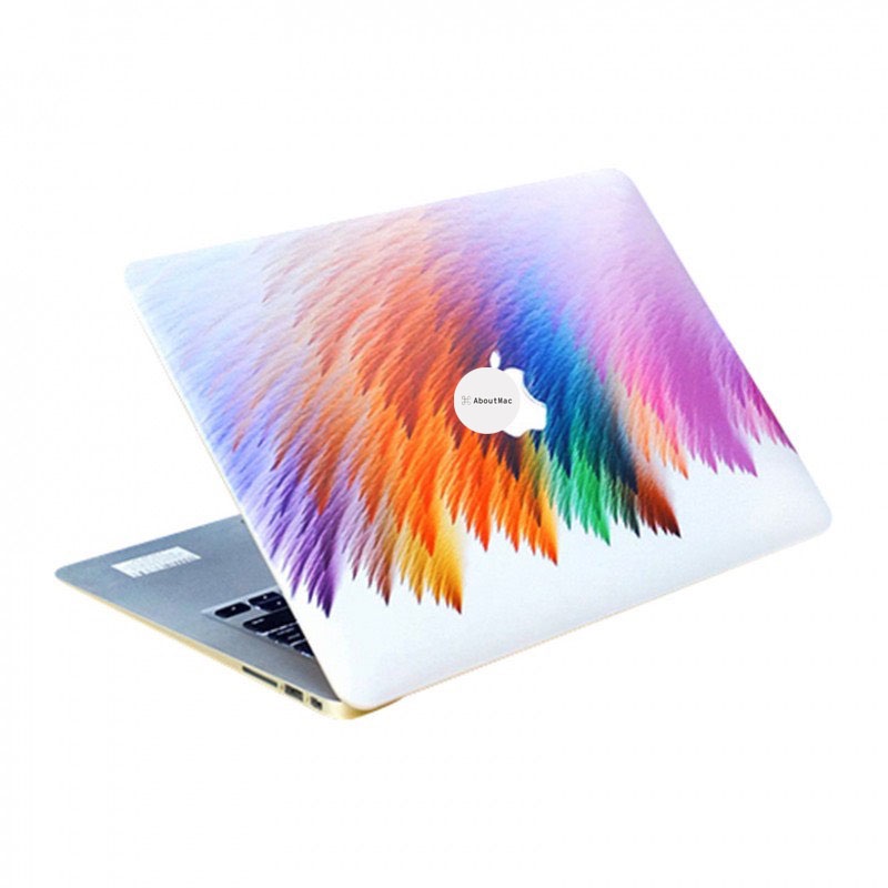 Ốp Mácbook hình Lông Vũ ( tặng phủ phím ngẫu nhiên + nút chống bụi )
