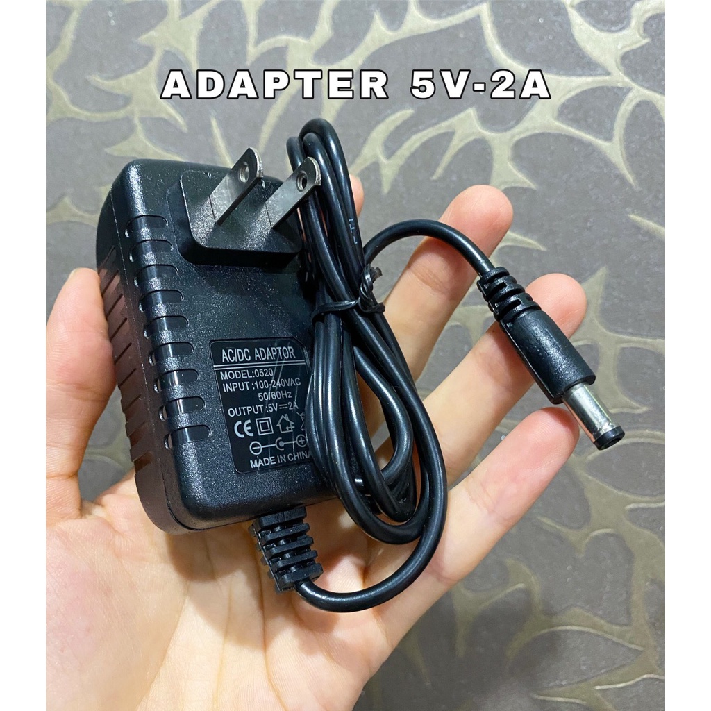 Adapter 5v-2a chân to đầu 5.5 x 2.1mm dành cho tivibox, đầu KTS.