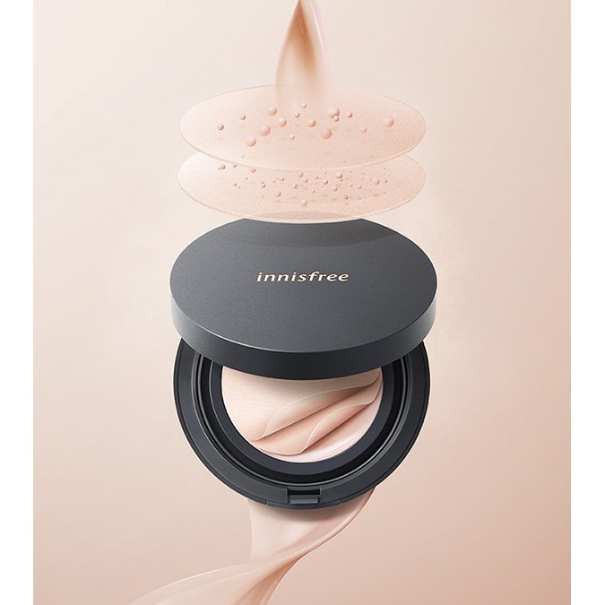 Phấn nước siêu kiềm dầu Innisfree Light Fit Cushion SPF 33 PA++