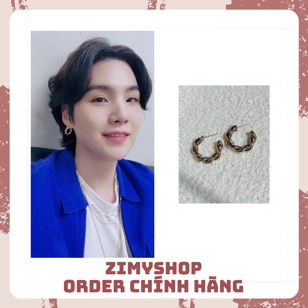 CHÍNH HÃNG KHUYÊN TAI TAYLOR JUSTLOVER SUGA BTS
