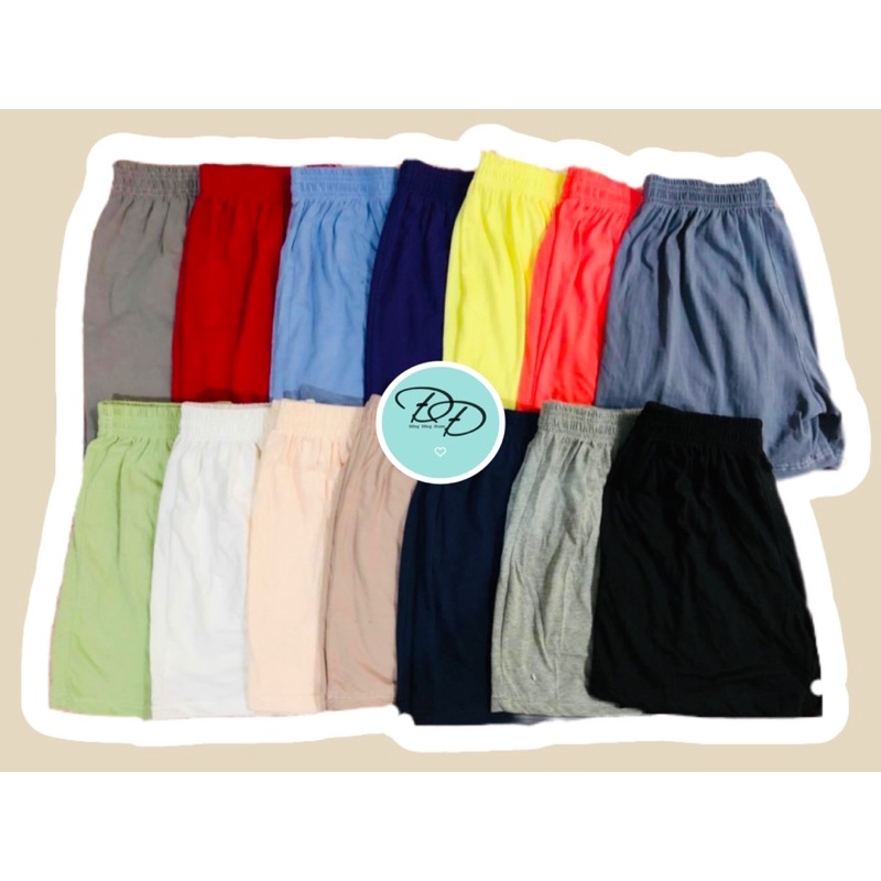 💋 QUẦN ĐÙI UNISEX NAM - NỮ, HÀNG XUẤT DƯ, SIZE 65 - 105kg, MẪU TRƠN, MẶC NHÀ, MẶC NGỦ, ĐI BIỂN, THỂ THAO