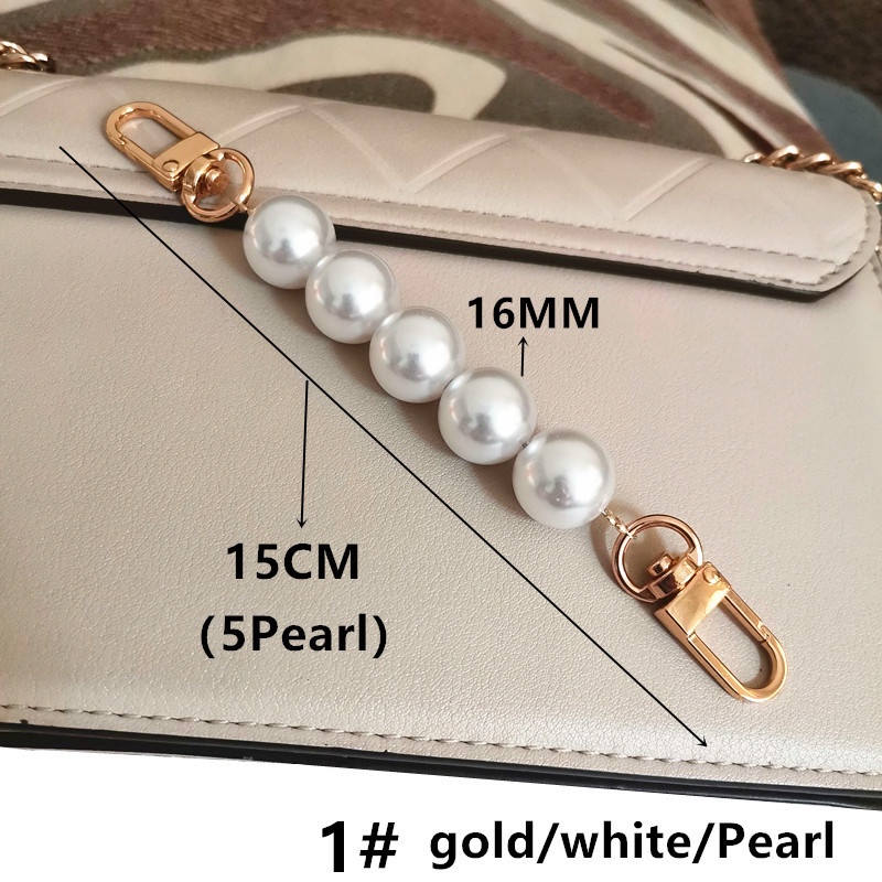 Phụ Kiện Dây Chuỗi Hạt Ngọc Trai Mở Rộng 16MM Tự Làm Túi Xách Tiện Dụng