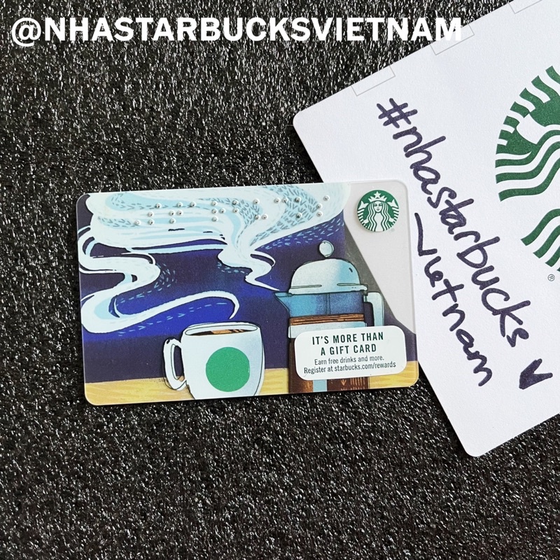 Thẻ Starbucks sưu tầm / LY TÁCH