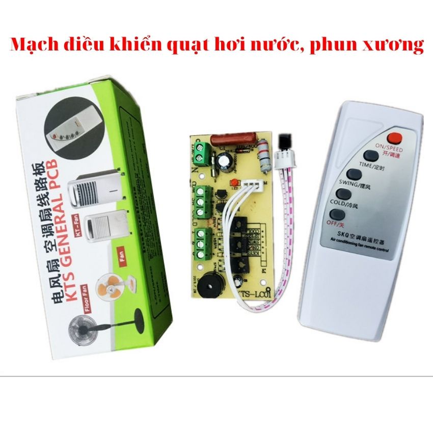 Bo Mạch Đa Năng Quạt Hơi Nước Chịu Tải Trên 200w Có Phím Bấm Bản Tiếng Anh