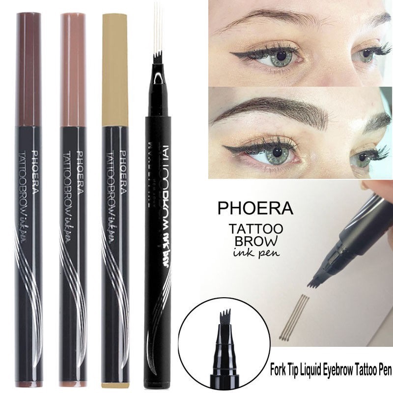 Bút kẻ lông mày Phoera 4 tia chống nước lâu trôi | BigBuy360 - bigbuy360.vn