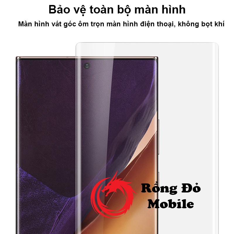 Kính cường lực UV Samsung full màn hình cho S9+ Note 9 S10+ Note 10 S20+ Note 20 Note 20 Ultra S21 S21 Ultra