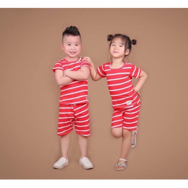 Bộ HM kẻ cho bé trai/bé gái
