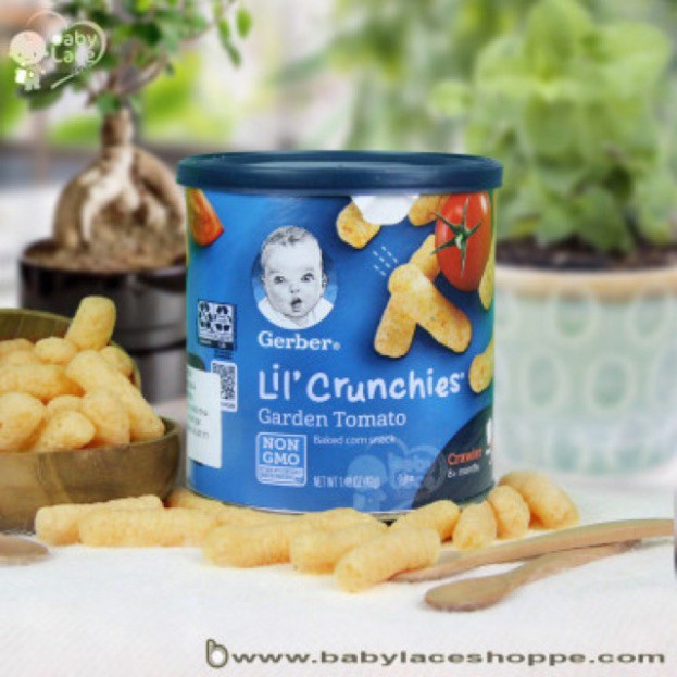 Bánh ăn dặm Gerber lil crunchies hình que 42g (cho bé 8m+) nk032