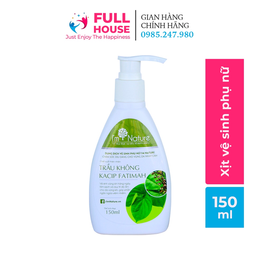 ( HOT )Dung Dịch Vệ Sinh Phụ Nữ Trầu Không I'm Nature 150ml