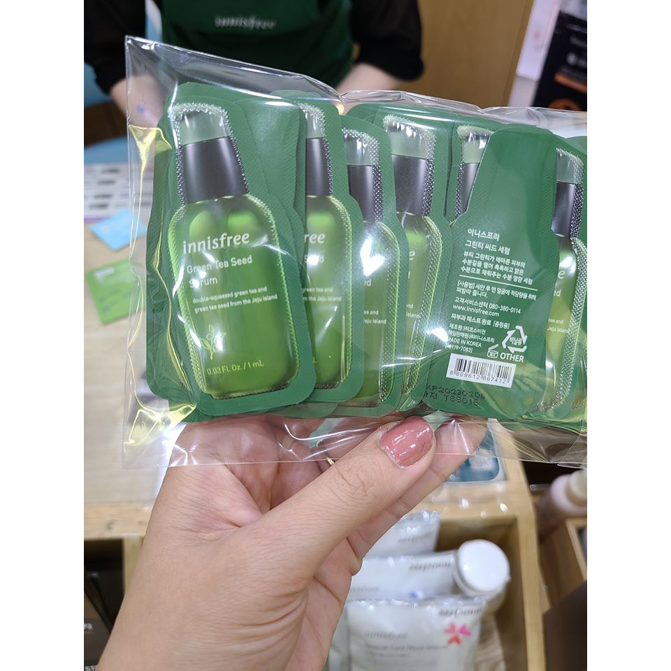 Tinh chất trà xanh Innissfree gói _ combo 10 gói