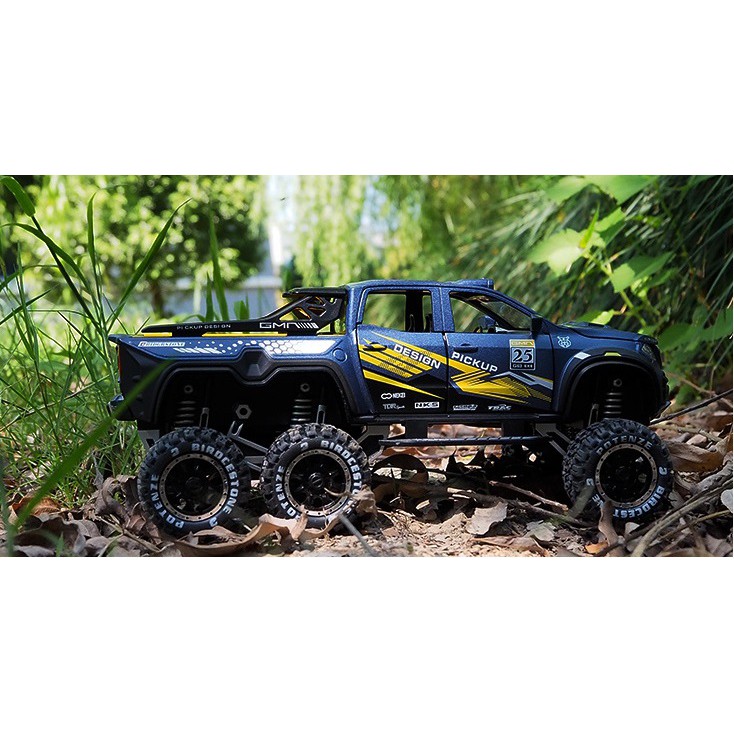 Ô tô Mô hình Mercedes Benz X-CLASS 6×6 Pickup Offroad tỉ lệ 1:28