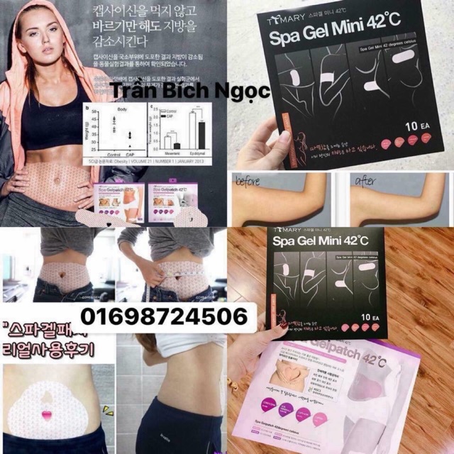 NEW 2021 📛📛 MIẾNG DÁN TAN MỠ SPA GELPATCH 42°C "THẦN THÁNH" RẺ VÔ ĐỊCH