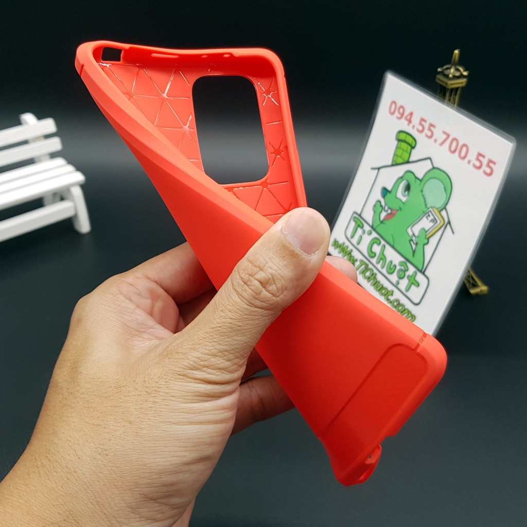 [Ảnh Thật] Ốp Lưng Xiaomi Redmi Note 10 PRO Dẻo Carbon Phay Xước Chống Sốc
