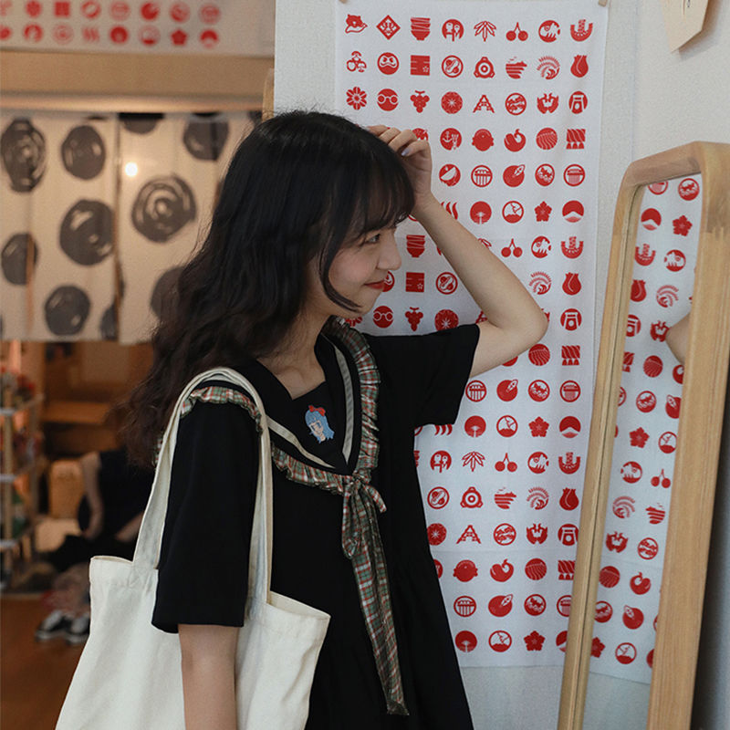 Đầm Cổ Thủy Thủ Xinh Xắn Dành Cho Nữ