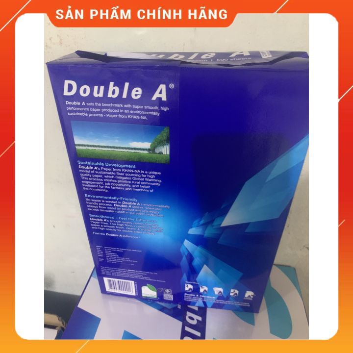 Giấy in A4 Double A ĐL 80 msg 500 tờ/Ram