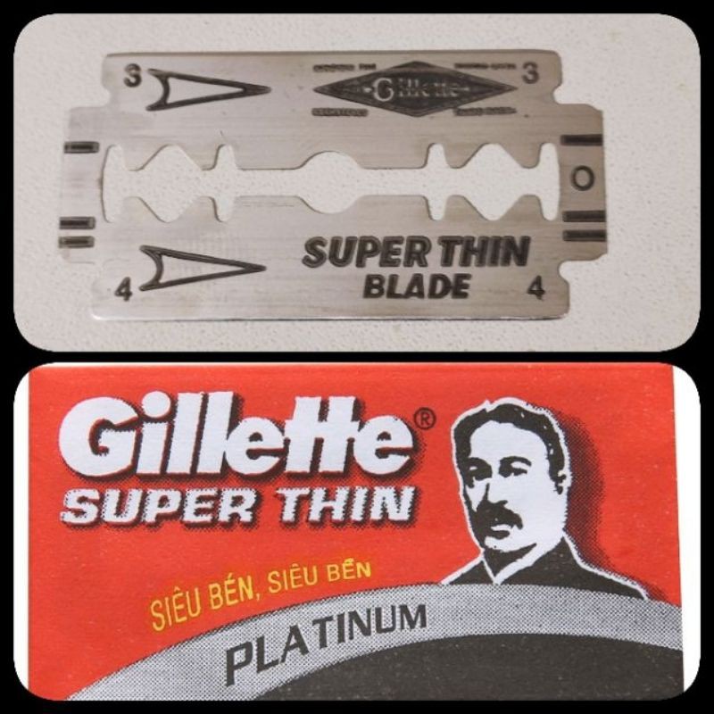 Hộp 6 lưỡi lam Gillette super thin