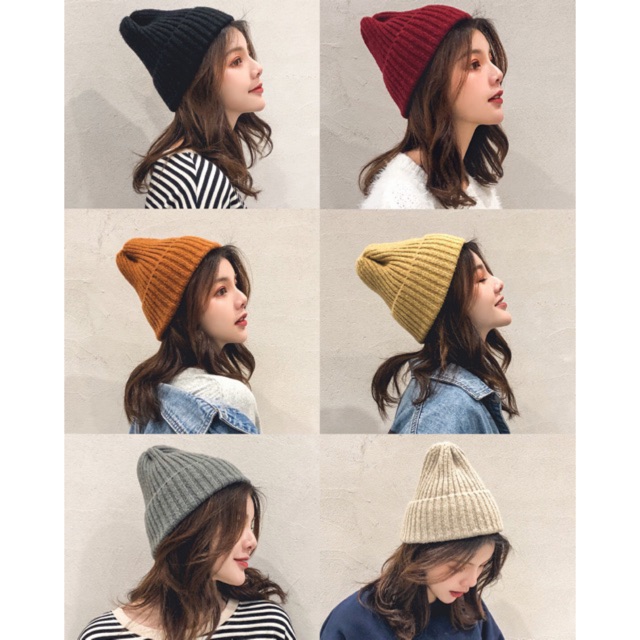 Combo 3 Mũ len beanie hàn quốc ( T.A ig )