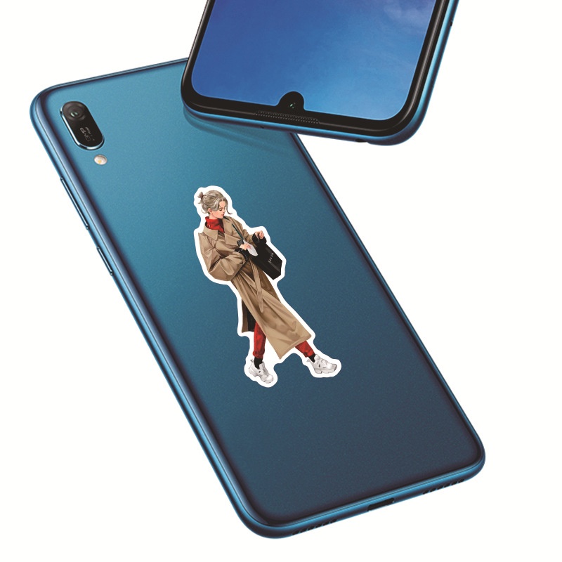 Set 50 Miếng Dán Nhân Vật Hoạt Hình Trang Trí Đa Năng