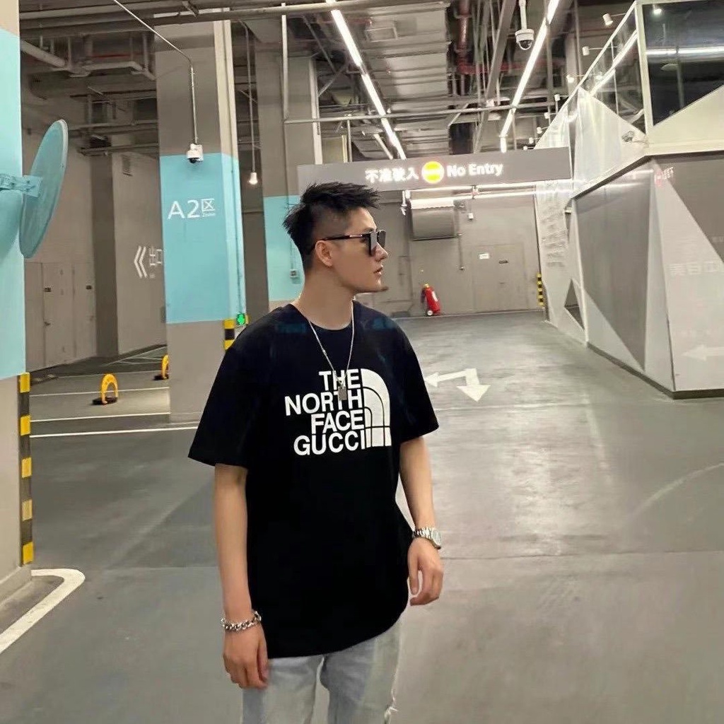 Áo Thun Tay Ngắn In Logo Gucci Bằng Cotton Cho Nam & Nữ
