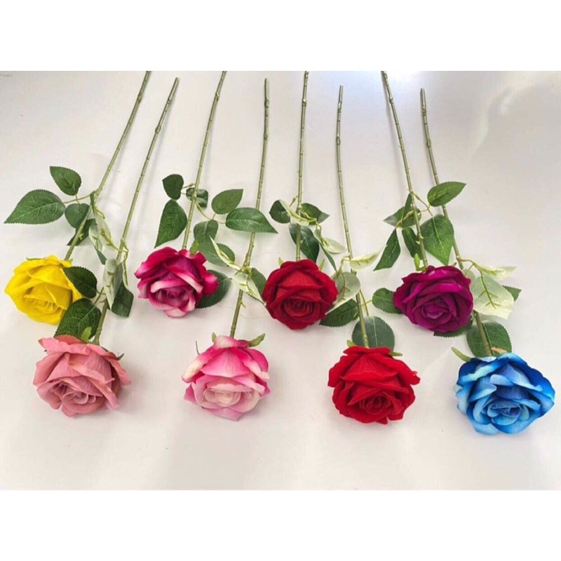 Bình hoa hồng nhung to