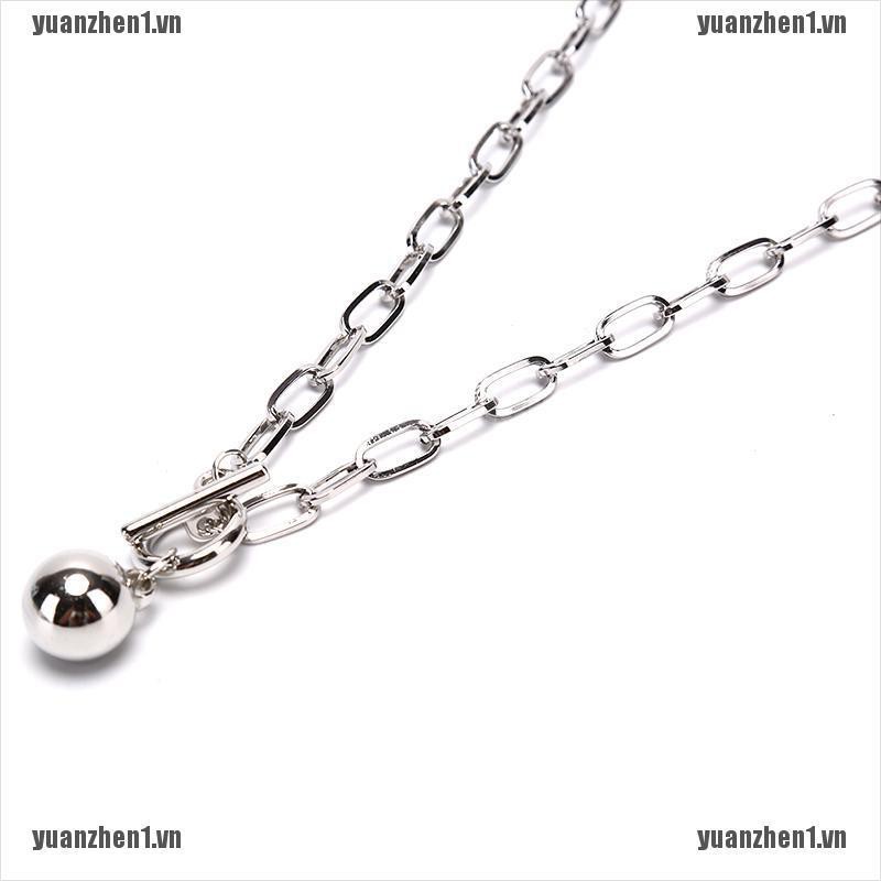 Dây Chuyền Nhiều Lớp Mặt Đồng Xu Kim Loại YUANZHEN1