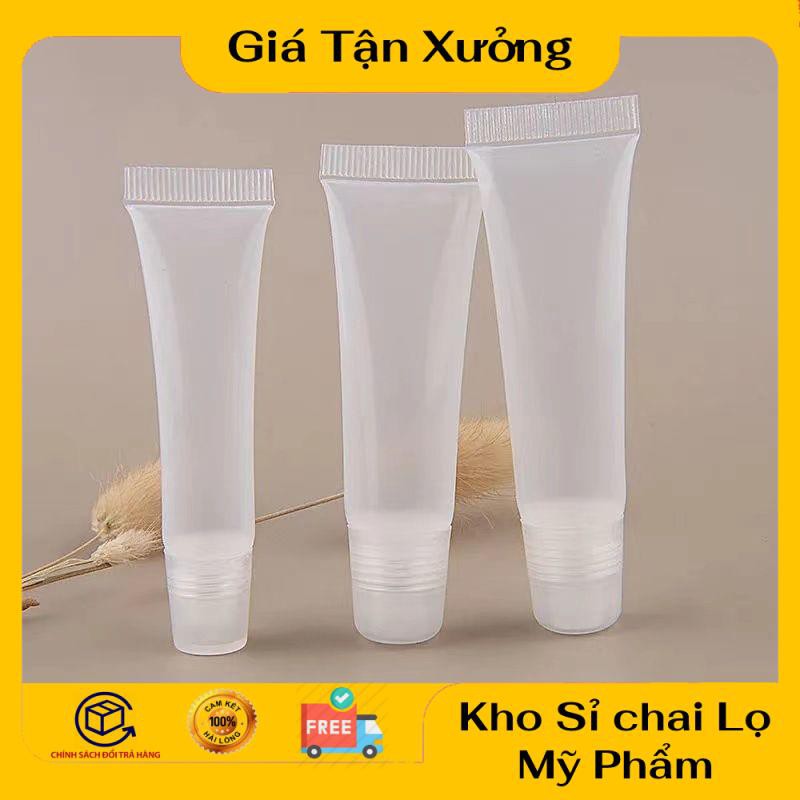 Tuýp Chiết Mỹ Phẩm ❤ Tuýp (tube) nhựa lip balm 8ml , tuýp chiết mỹ phẩm , phụ kiện du lịch