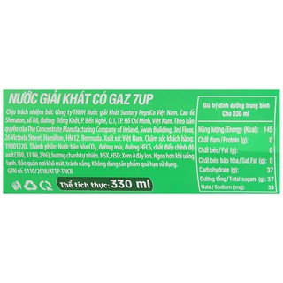 7 Up Lon 330ml