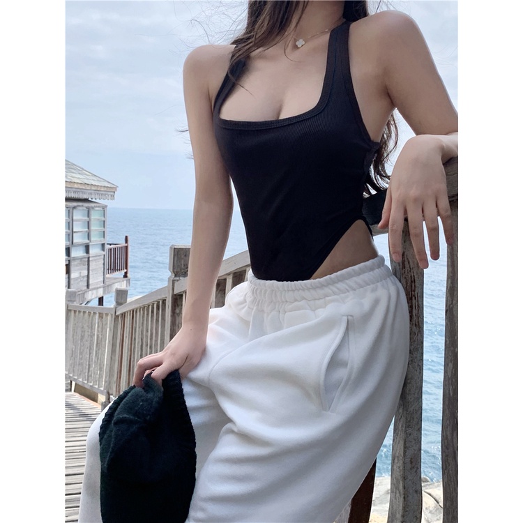Áo Bodysuit Nữ Sexy Ba Lỗ BASMILA Hot Trend Siêu Tôn Dáng Chất Thun Gân Nhẹ Mát RBS002