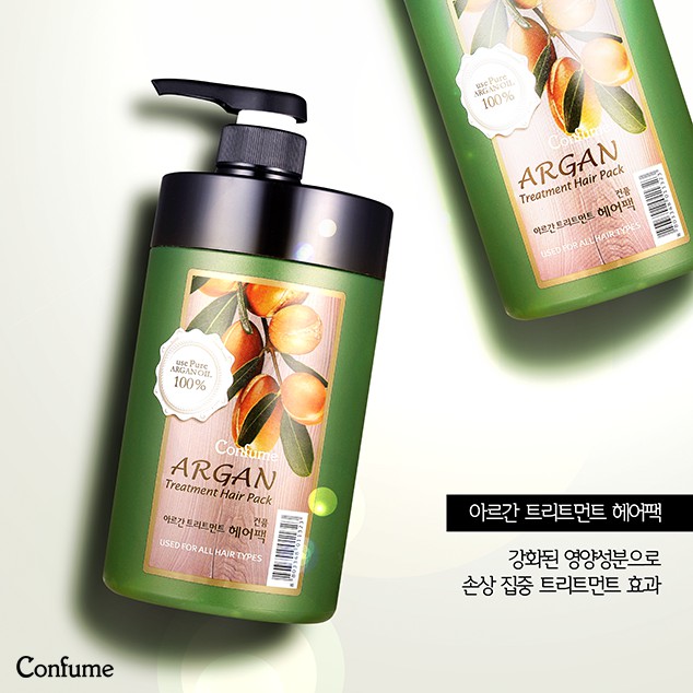 Hấp dầu thảo dược argan, Phục hồi tóc hư tổn chuyên sâu Hàn Quốc