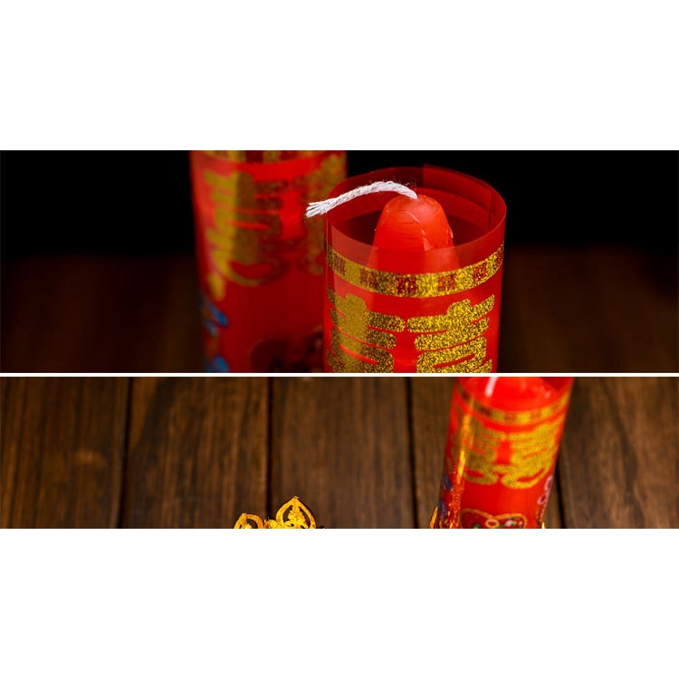 Đèn Cầy, Nến Long Phụng Chân Đế Mạ Hoa Văn Trang Trí Bàn Thờ, Gia Tiên