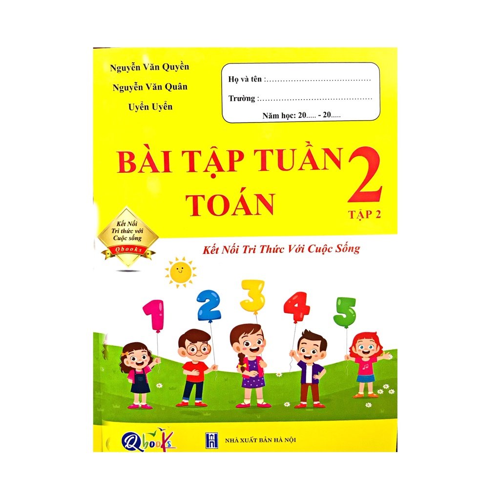 Sách Bài tập tuần Toán Lớp 2 tập 2 Kết nối tri thức