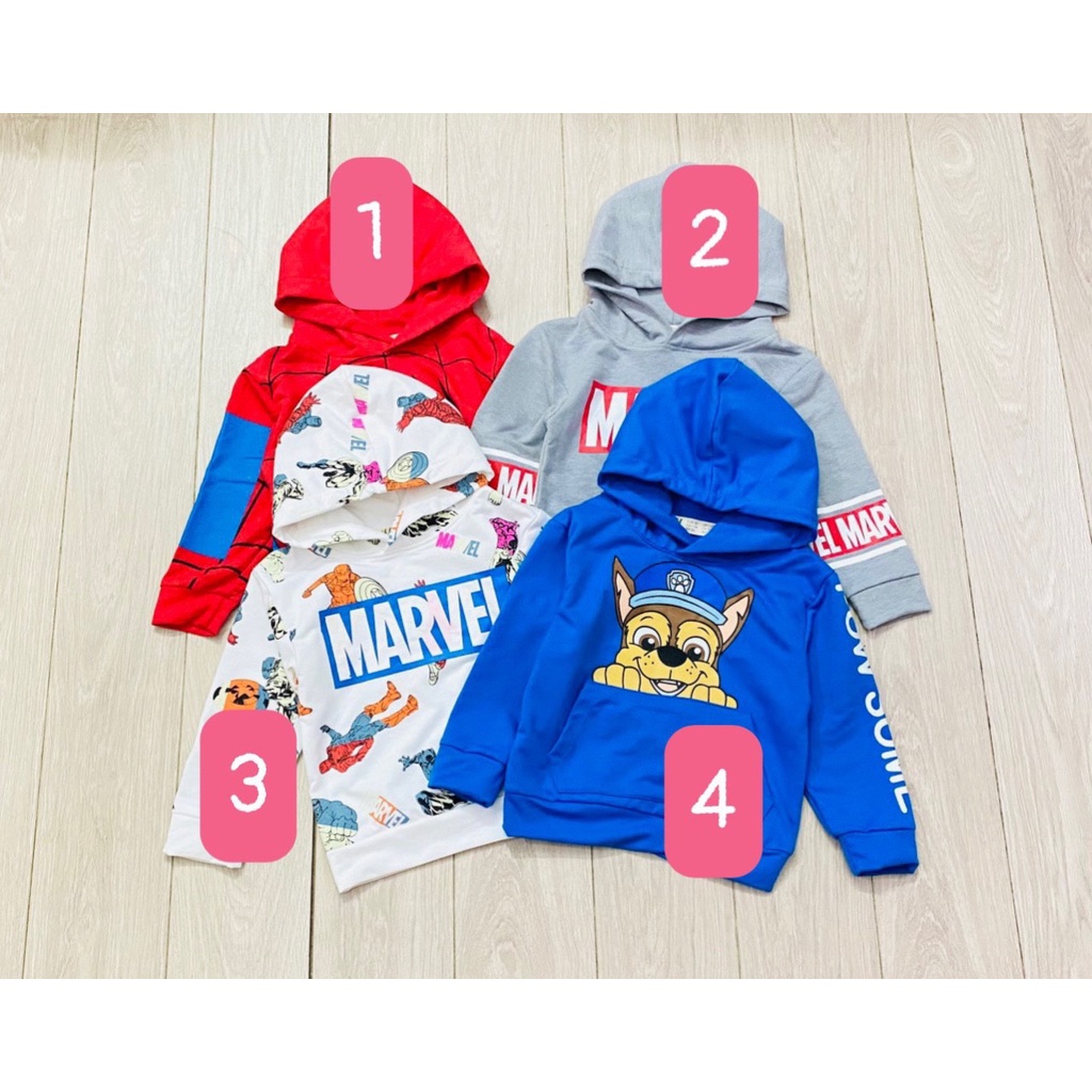 Áo nỉ hoodie marvel - chó đội trưởng cho bé trai siêu đẹp - ÁO NỈ BÉ TRAI