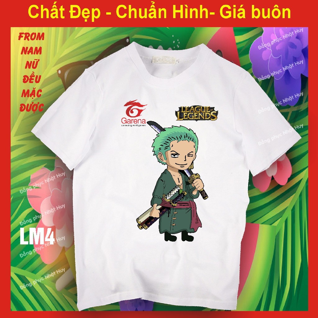 (HOT) áo thun game Liên minh huyền thoại lol LM3, chất đẹp, bao đổi trả,phông, yasuo, teamo,leesin cực đẹp