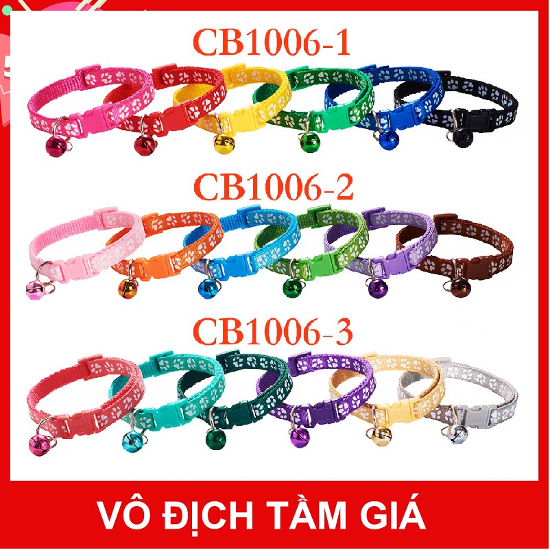 [Mã PET50K giảm Giảm 10% - Tối đa 50K đơn từ 250K] VÒNG CỔ LỤC LẠC CHO CHÓ MÈO - VÒNG CỔ CHO CHÓ