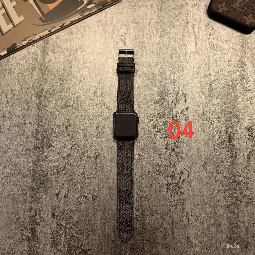 Dây da họa tiết LV cực xinh dành cho Apple Watch