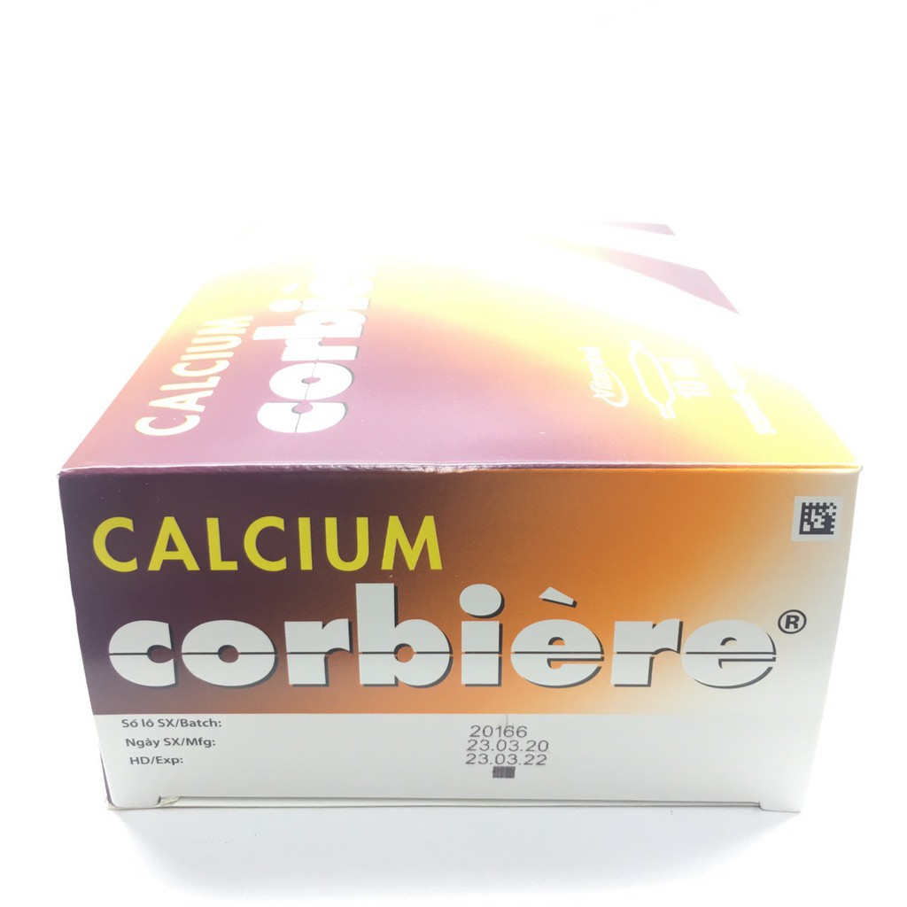 Calcium corbiere người lớn hộp 30 ống x 10ml