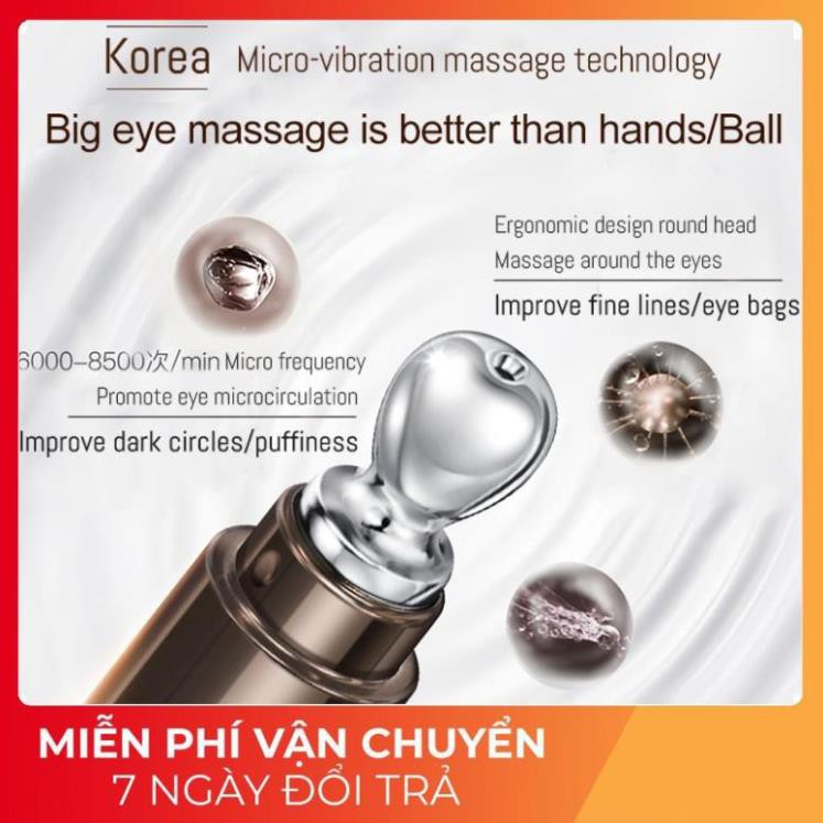 Máy massage mắt Kèm dưỡng mắt sử dụng rung tần số cao xóa thâm quầng nâng da vùng mắt | BigBuy360 - bigbuy360.vn