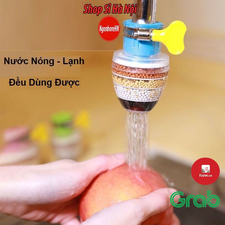 Lọc nước tại vòi cho bồn rửa bát, vòi nước thiết kế 6 tầng lọc GD105 ngonbore