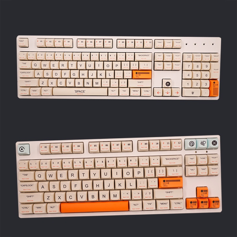 Bộ 139 Phím PBT Họa Tiết Hoạt Hình Dễ Thương Cho Bàn Phím Cơ Cherry MX