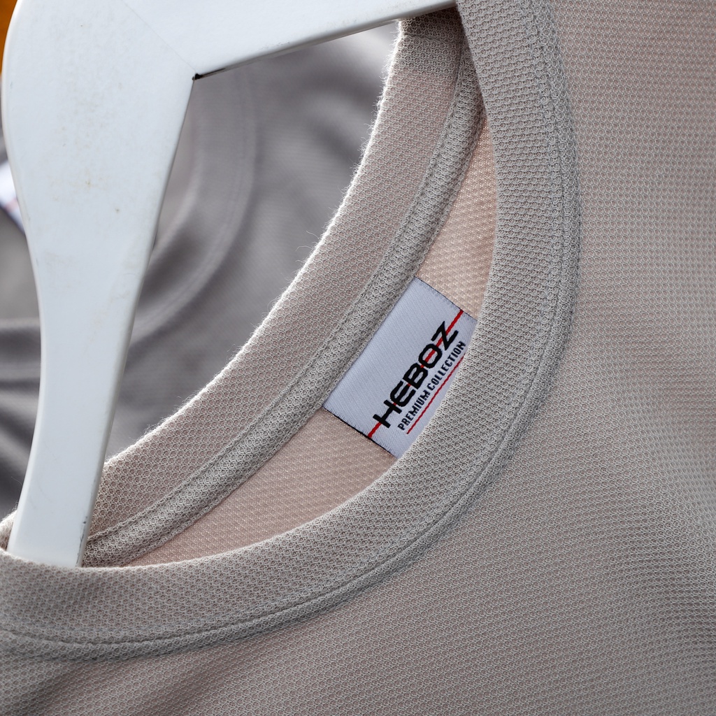 Áo thun oversize logo color HEBOZ 4M, chất pique cao cấp mềm mịn thoáng mát, co dãn tốt - 00001152