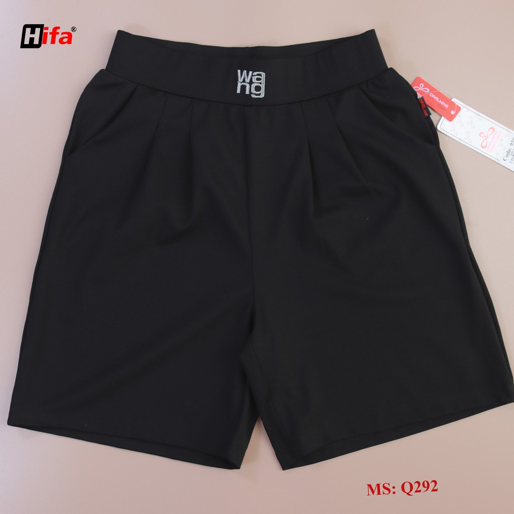 Quần đùi ống rộng nữ chất Umi Hàn cao cấp, short thể thao cạp cao phong cách Hàn Quốc. HIFA Hoàng Hiền. MS: Q18 | BigBuy360 - bigbuy360.vn
