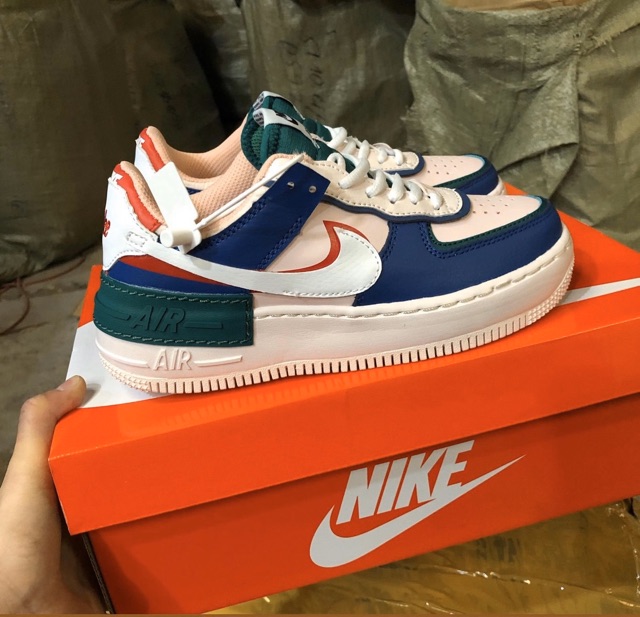 (Xả Hàng Đón 2020). [FULL BOX] Giày Sneaker Air Force 1 Shadow Pale Ivory 3 mầu : ⁸ :; ` ; , ‣ , # *