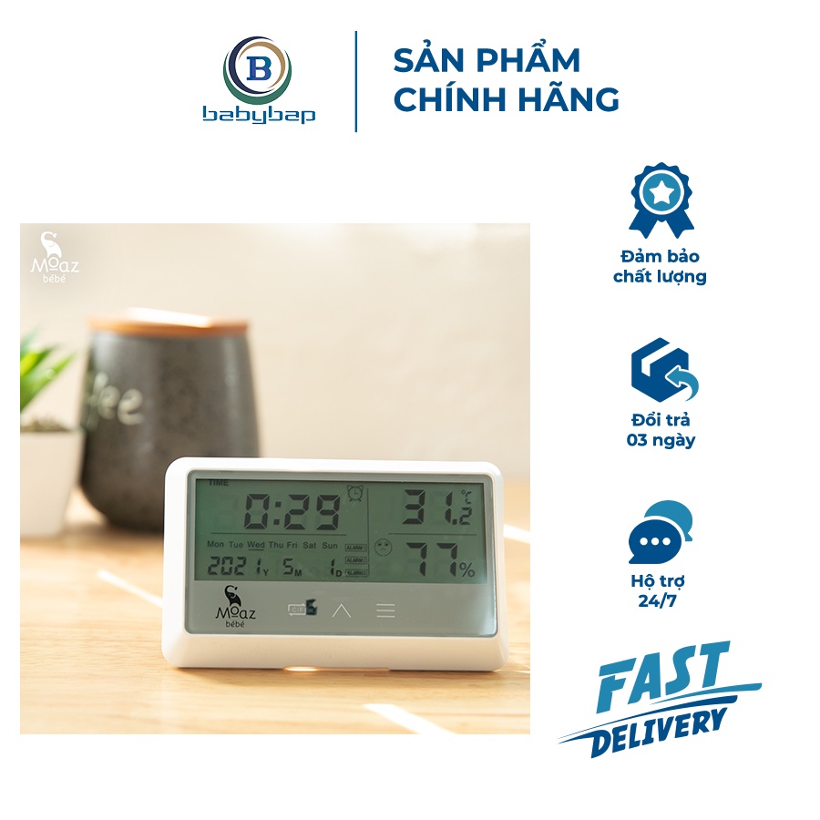 Nhiệt Ẩm Kế Moaz Bébé MB-027