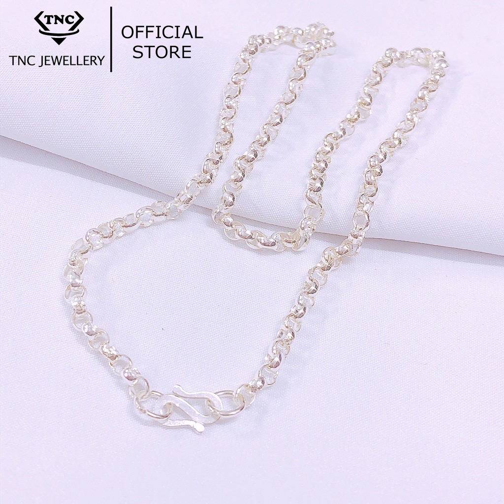 Dây Chuyền Bạc Cho Bé Dây Mo-Trang Sức TNC JEWELLERY