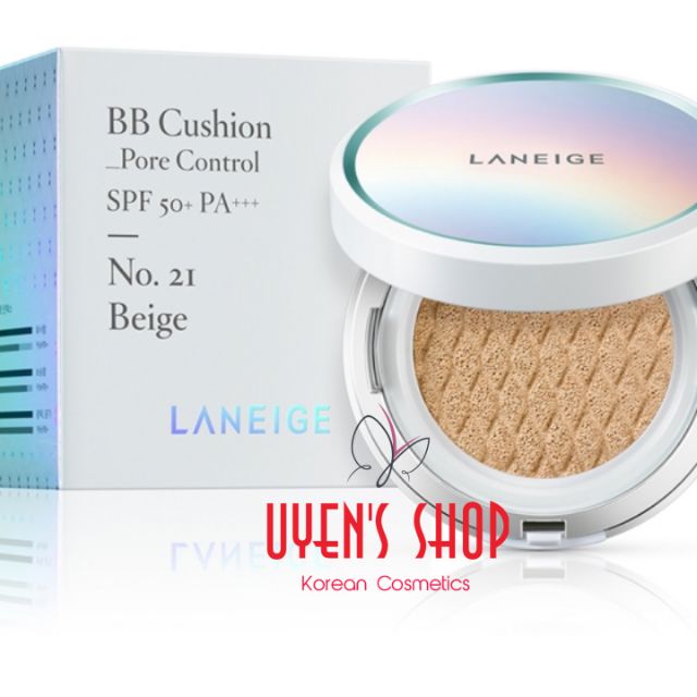 Phấn nước kiềm dầu/ Trắng da/ Chống lão hóa Laneige BB Cushion Pore Control | BigBuy360 - bigbuy360.vn