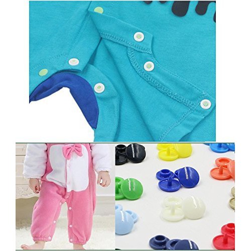 Bộ kìm bấm cúc nhựa 3 size, 240pcs