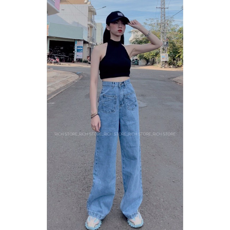 Áo yếm- Quần jean