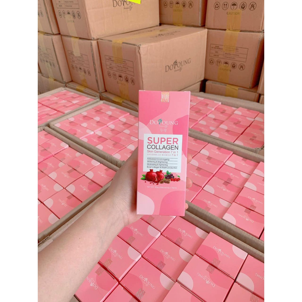 Thạch collagen Đỗ Long Super collagen skin generation 7 in 1 trắng da chống lão hóa DoYoung Beauty