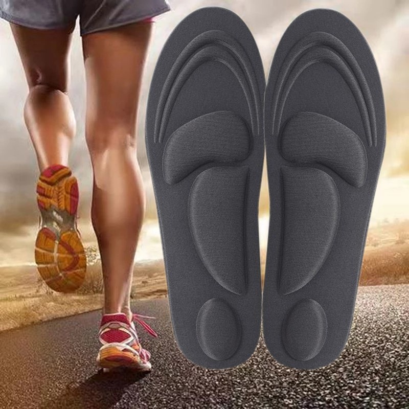 Cặp Đệm Lót Giày 4D Hỗ Trợ Chỉnh Hình Bàn Chân Phẳng