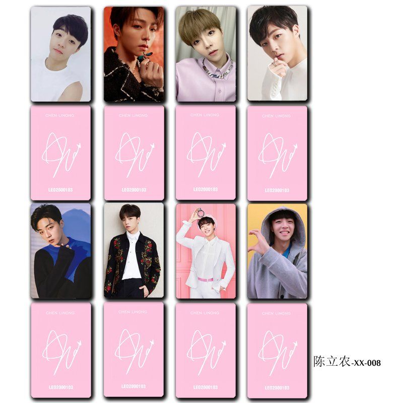 Chen Linong LEO Hàng Hóa Photocard Tự Chế Thẻ Hỗ Trợ Chữ Ký Selfie Ảnh Thẻ Ảnh Ví Đựng Thẻ Thẻ